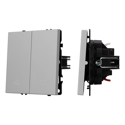 Механизм выключателя управления шторами SWT-NOBE-MKR2-SFPL-IS (230V, 10A) (Arlight, Никель)