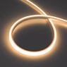 Лента герметичная WAVE-TOP-PU-A144-10x10mm 24V Warm2700 (5 W/m, IP68, 5m, wire x2) (Arlight, Вывод боковой, 3 года)