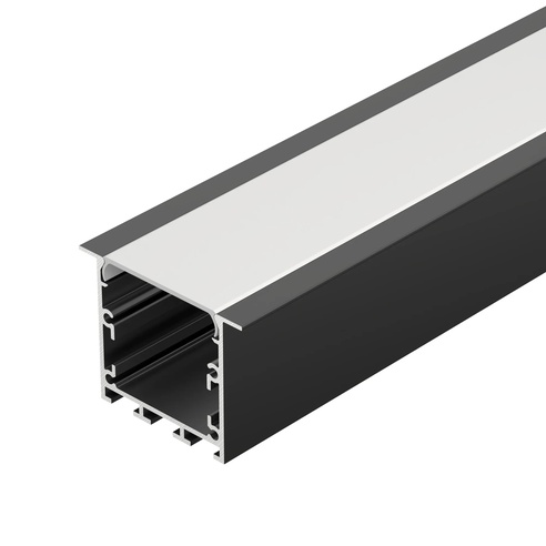 Профиль LINIA49-F-М-2500 BLACK (Arlight, Алюминий)