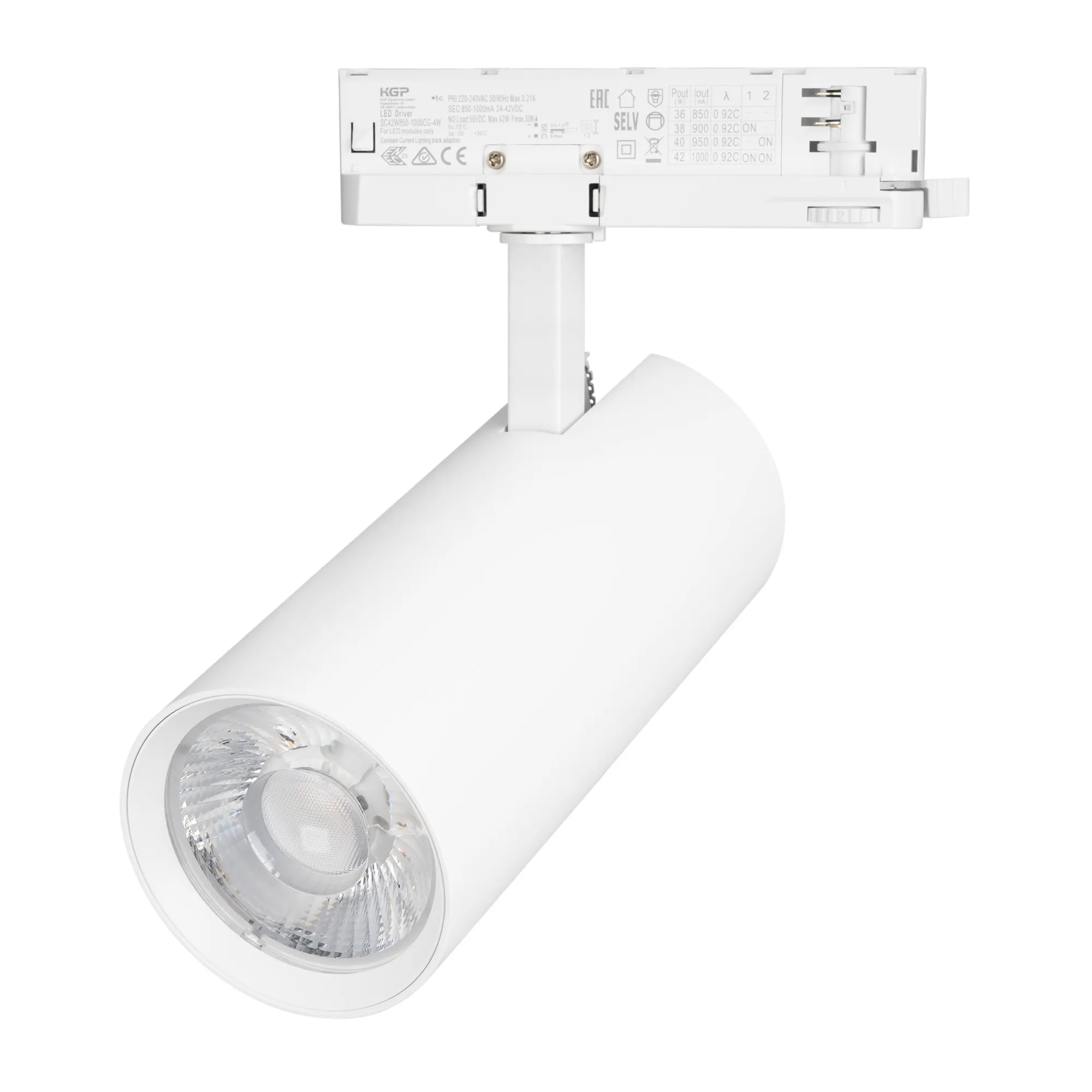 Светильник LGD-GERA-4TR-R90-40W Warm3000 (WH, 36 deg, 230V) (Arlight, IP20 Металл, 5 лет) - изображение товара