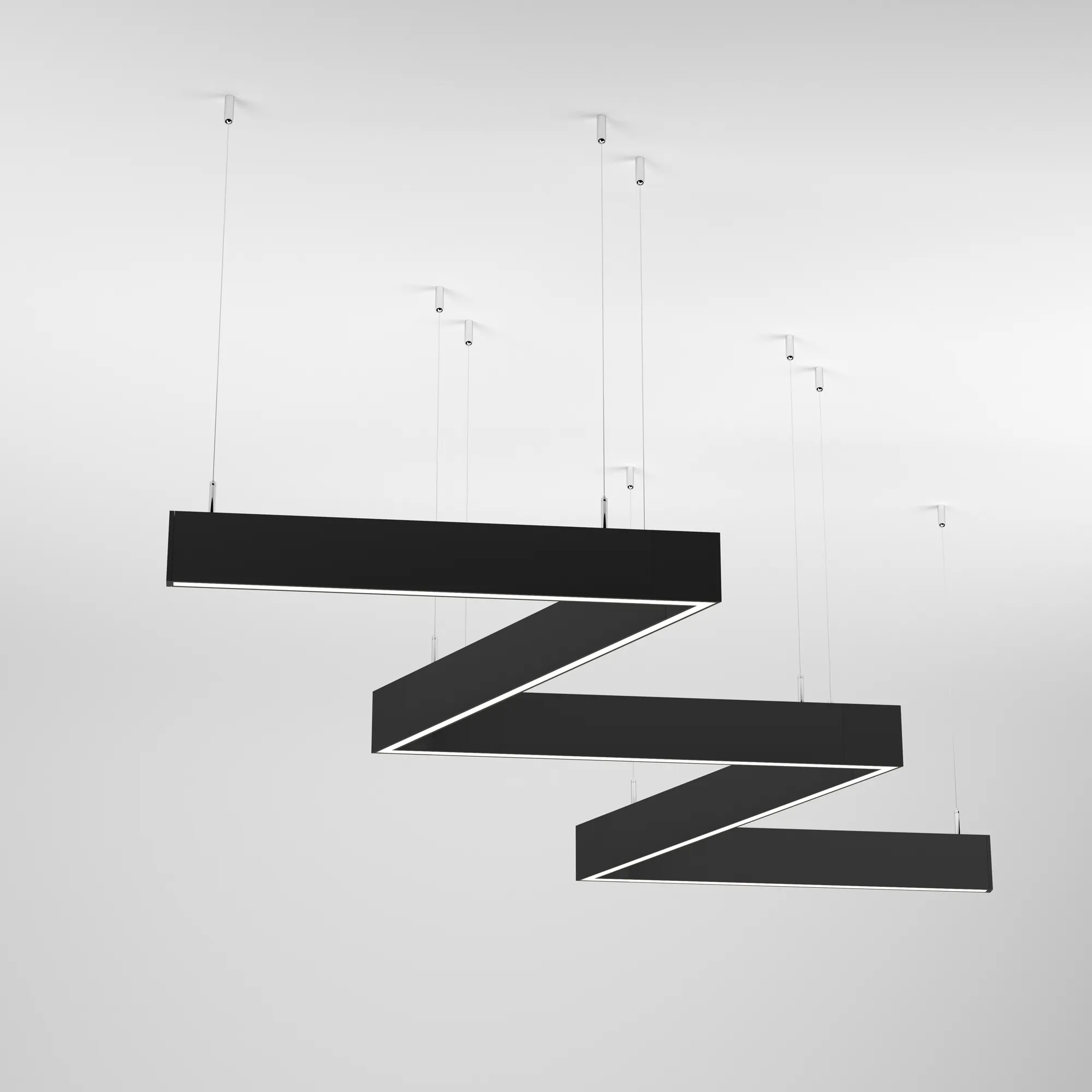 Светильник ALT-LINEAIR-ZIGZAG-90-FLAT-UPDOWN-DIM-4715x555-165W Day4000 (BK, 100 deg, 230V) (Arlight, IP20 Металл, 3 года) - изображение товара