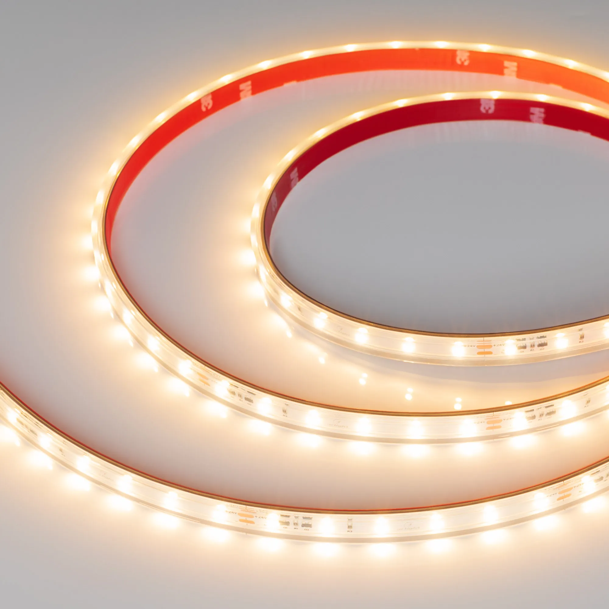 Лента герметичная IC-PS-A60-10mm 24V Warm2700 (4.8 W/m, IP67, 2835, 10m) (Arlight, стабилизированная) - изображение товара