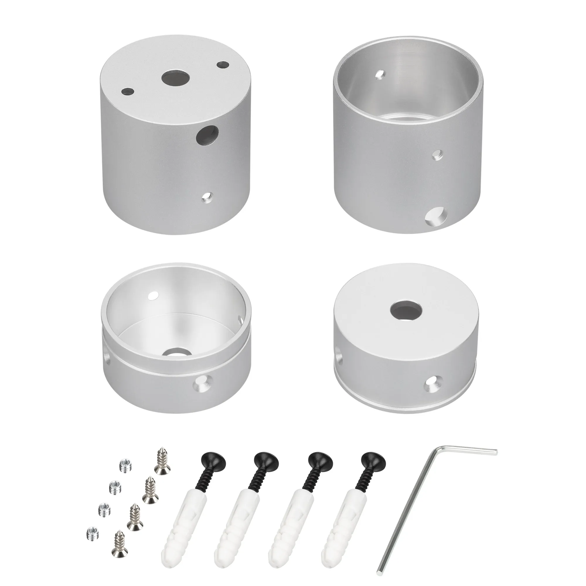 Крепление MOONLIGHT-VT-CEILING-DL-D30-SILVER (Arlight, Алюминий) - изображение товара