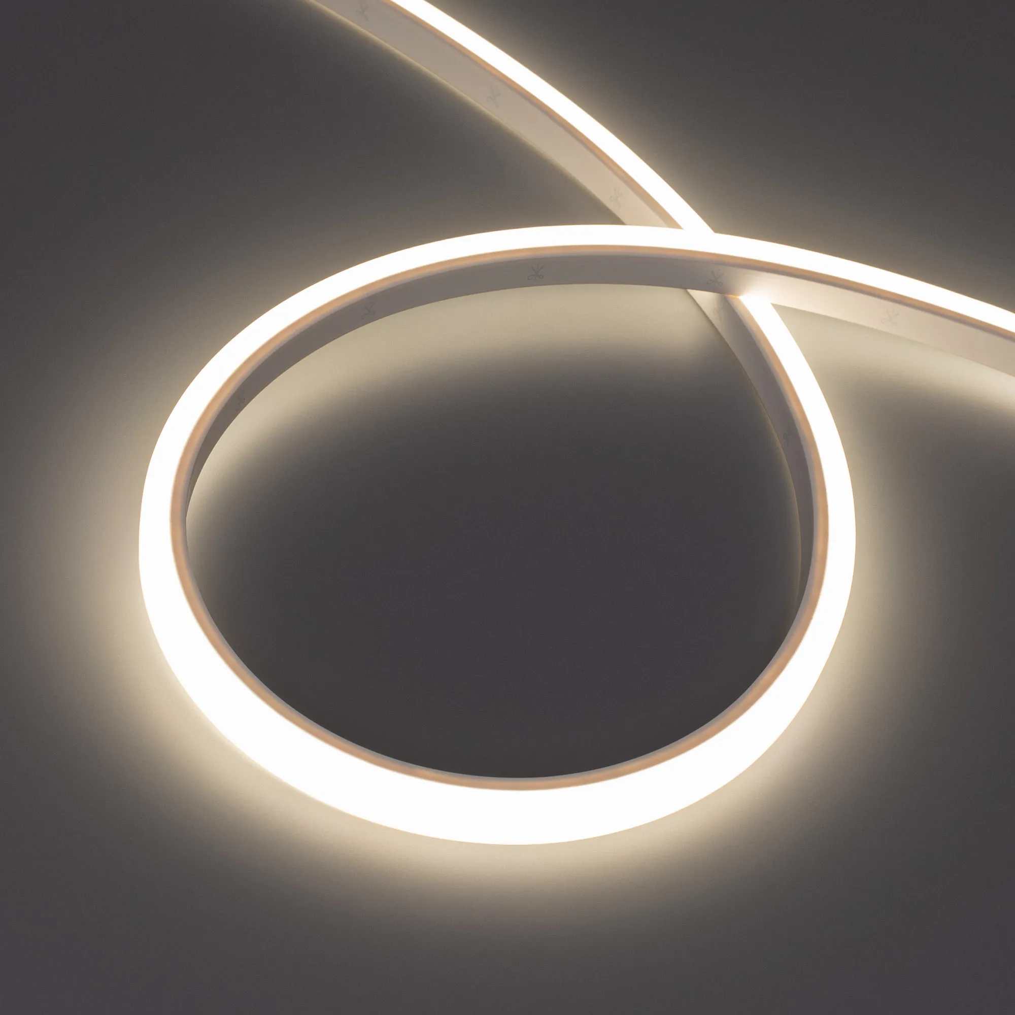 Лента герметичная WAVE-TOP-PU-A144-10x10mm 24V Day4000 (5 W/m, IP68, 3m, wire x1) (Arlight, Вывод боковой, 3 года) - изображение товара