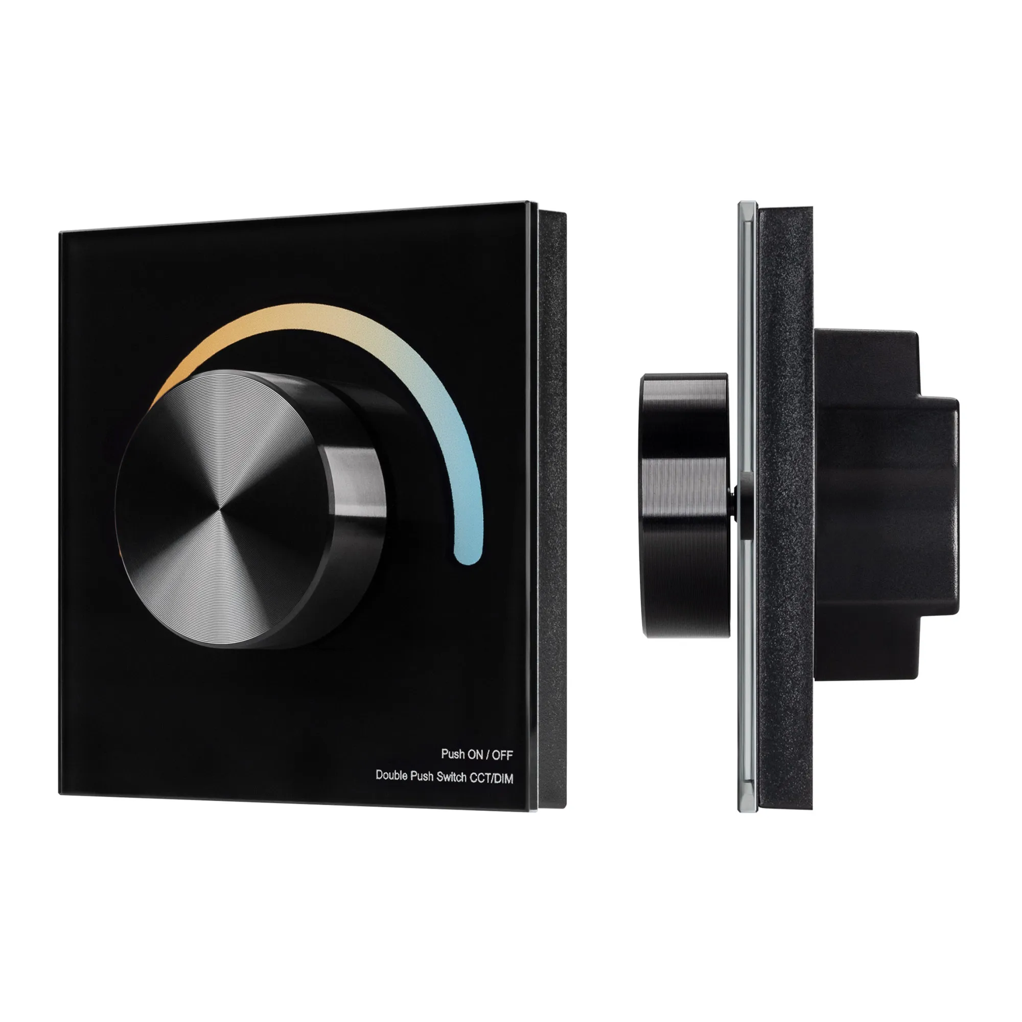 Панель SMART-P2-MIX-G-IN Black (3V, Rotary, 2.4G) (Arlight, IP20 Пластик, 5 лет) - изображение товара