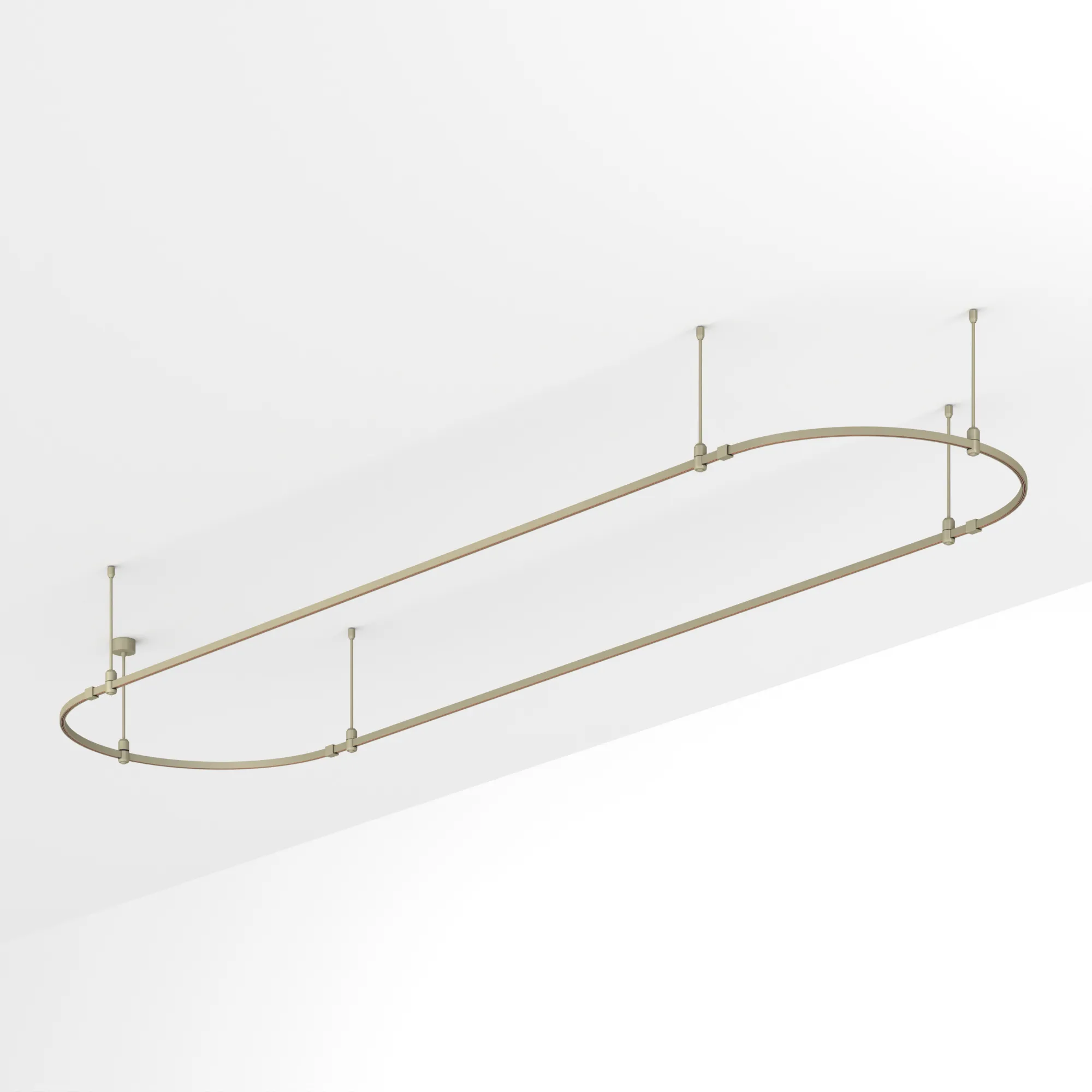 Трек ART-APRIORI-OVAL-ROD-400-4000x1000 (OG) (Arlight, IP20 Металл, 3 года)